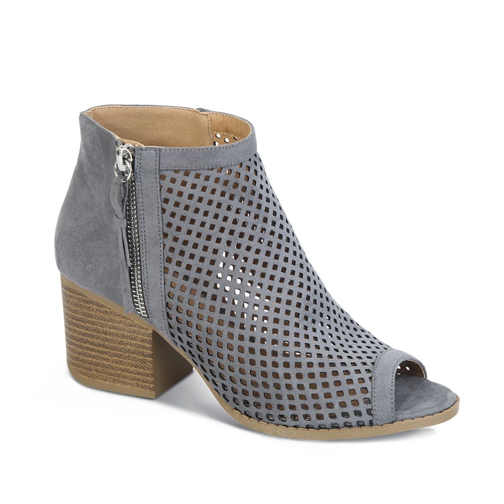 Mikaela-Botas y Botines Mujer Gris-STHEF - mikaela