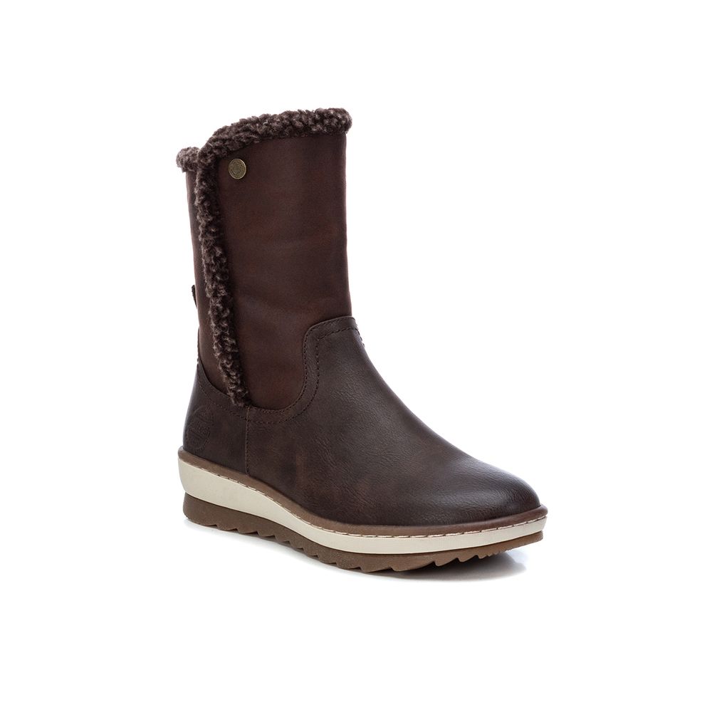 Mikaela-Botas y Botines Mujer 72422 Marron-REFRESH - mikaela